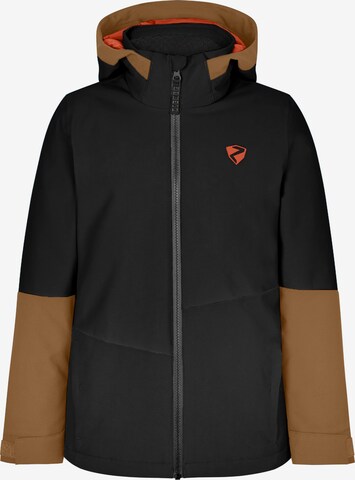 ZIENER Athletic Jacket 'Avak' in Black: front