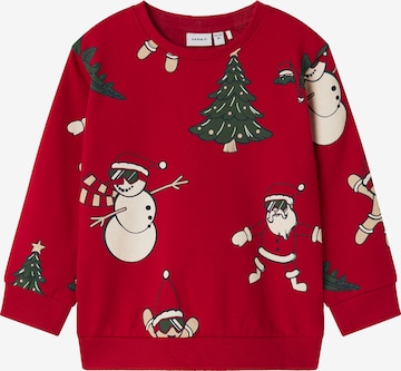 raudona NAME IT Megztinis be užsegimo 'NMMROKA': priekis