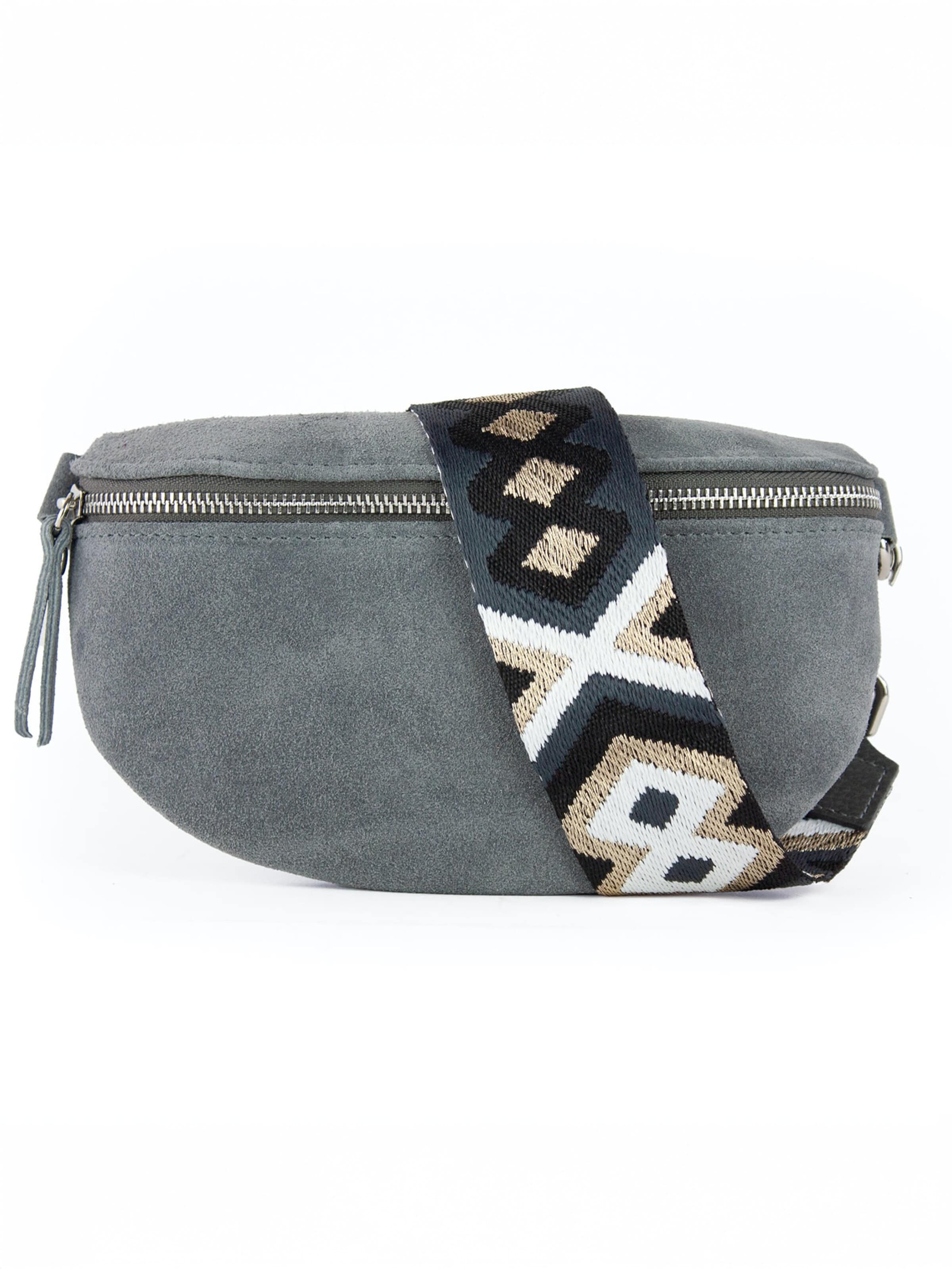 lePelou Gürteltasche 'ONDA small'‌‌‌‌‌‌‌‌ in Grau: Vorderseite