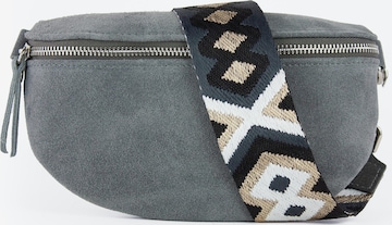 lePelou Gürteltasche 'ONDA small' in Grau: Vorderseite