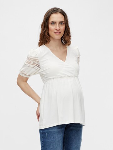 MAMALICIOUS Blouse 'Macy' in White: front