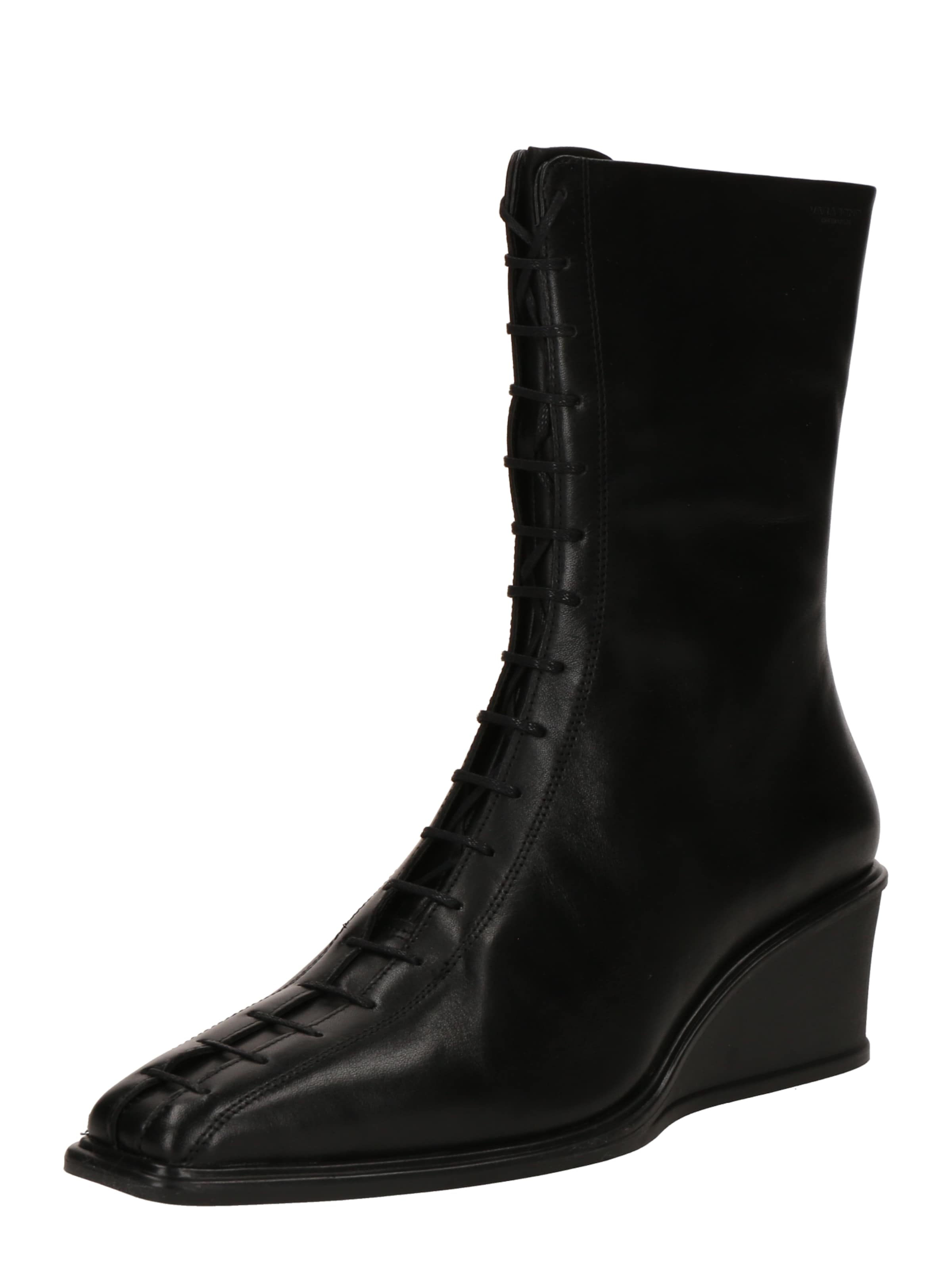 VAGABOND SHOEMAKERS Μποτάκι με κορδόνια 'AINO' σε μαύρο: μπροστά