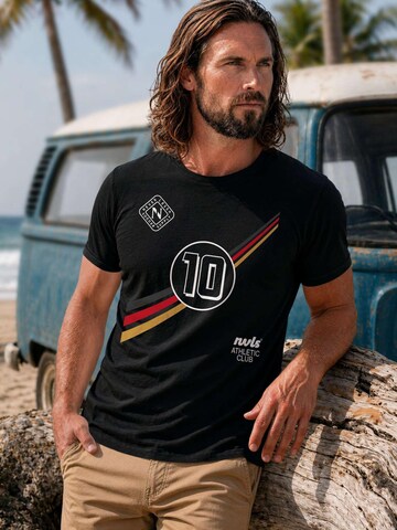 Neverless Shirt 'Number 10' in Black