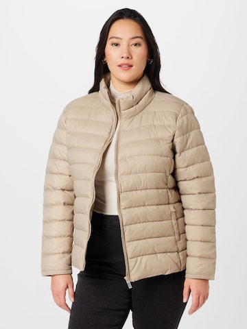 ONLY Carmakoma Between-Season Jacket in Beige: front