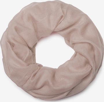styleBREAKER Schlauchschal 'Loop mit Glitzer unifarben' in Pink: Vorderseite