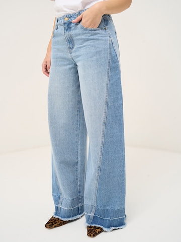 Wide Leg Jean 'Degan' Camomilla Italia en bleu