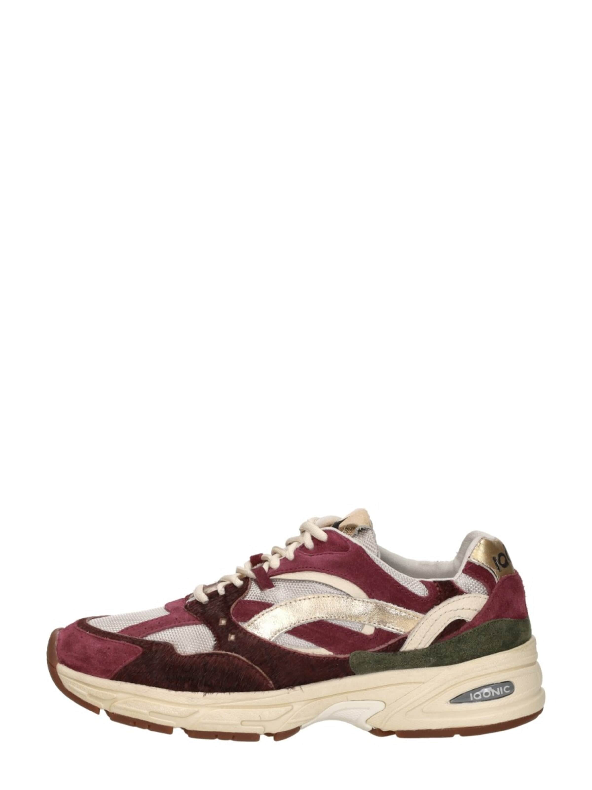 Iqonic Sneakers 'Ease 1' in Red: front