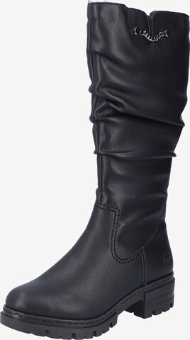 Rieker Boots in Black: front