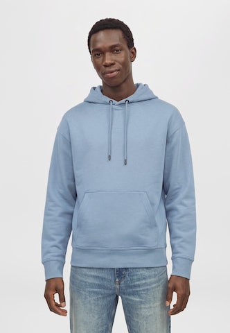BOSS Sweatshirt 'WeSmallhood' in Blau: Vorderseite