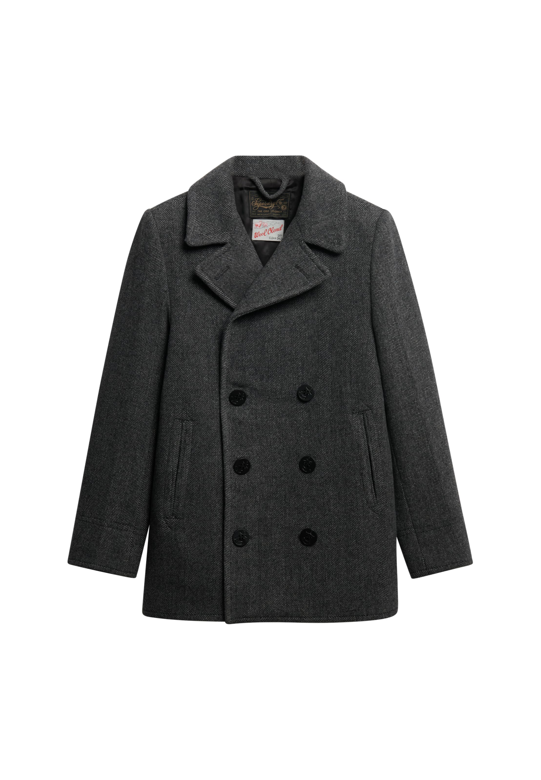 Superdry & Co Winterjas in Grijs: voorkant