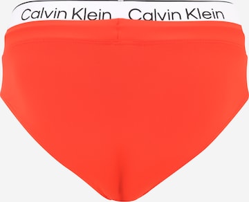 Calvin Klein Swimwear - Calções de banho em vermelho