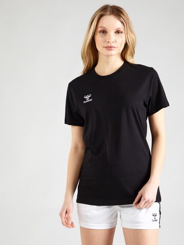 Hummel Sportshirt 'Go 2.0' in Schwarz: predná strana