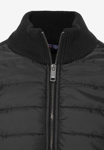 Jimmy Sanders Strickjacke in Schwarz