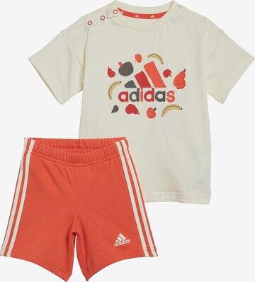 ADIDAS SPORTSWEAR Normalny krój Strój sportowy 'Essentials' w kolorze beżowy