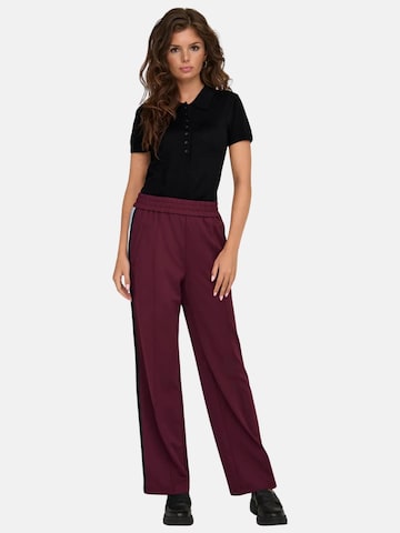 ONLY Shirt 'ONLY ONLCATHERINE SS POLO NECK EX KNT POLO' in Black