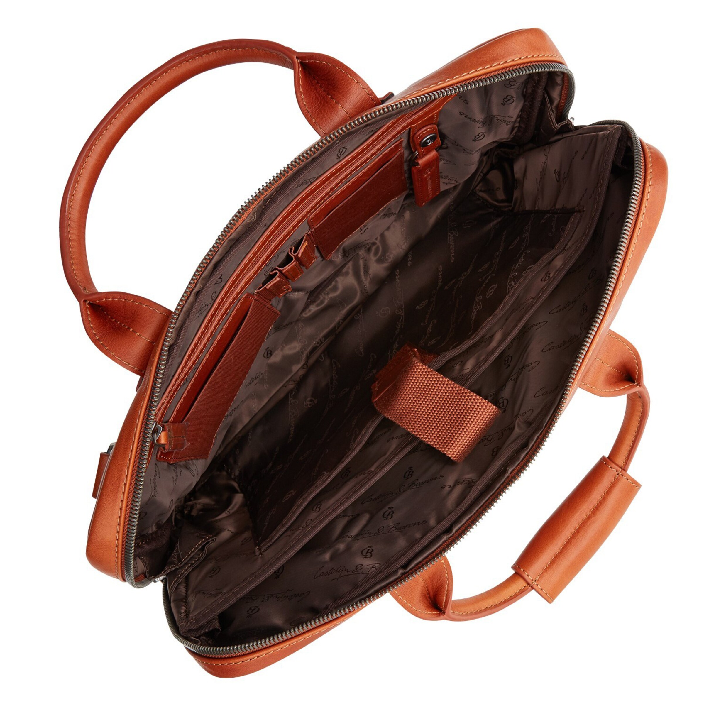 Borsa portadocumenti 'Firenze' di Castelijn & Beerens in marrone