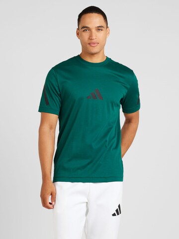 ADIDAS SPORTSWEAR Funktionstopp 'Z.N.E.' i grön: framsida
