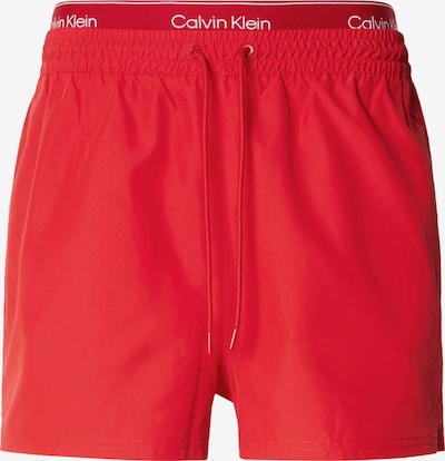 Calvin Klein Swimwear Uimashortsit värissä punainen / valkoinen, Tuotenäkymä