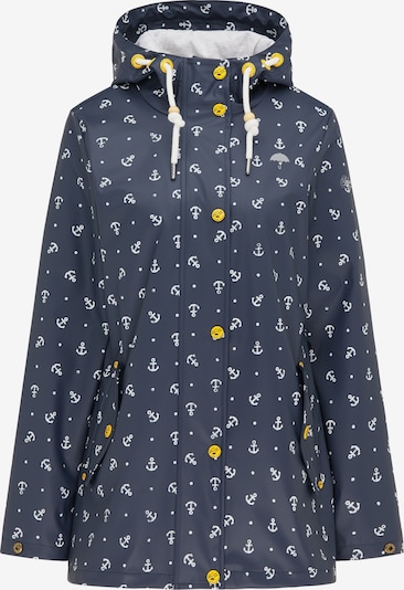 Schmuddelwedda Between-season jacket in marine blue / Lime / White, Item view