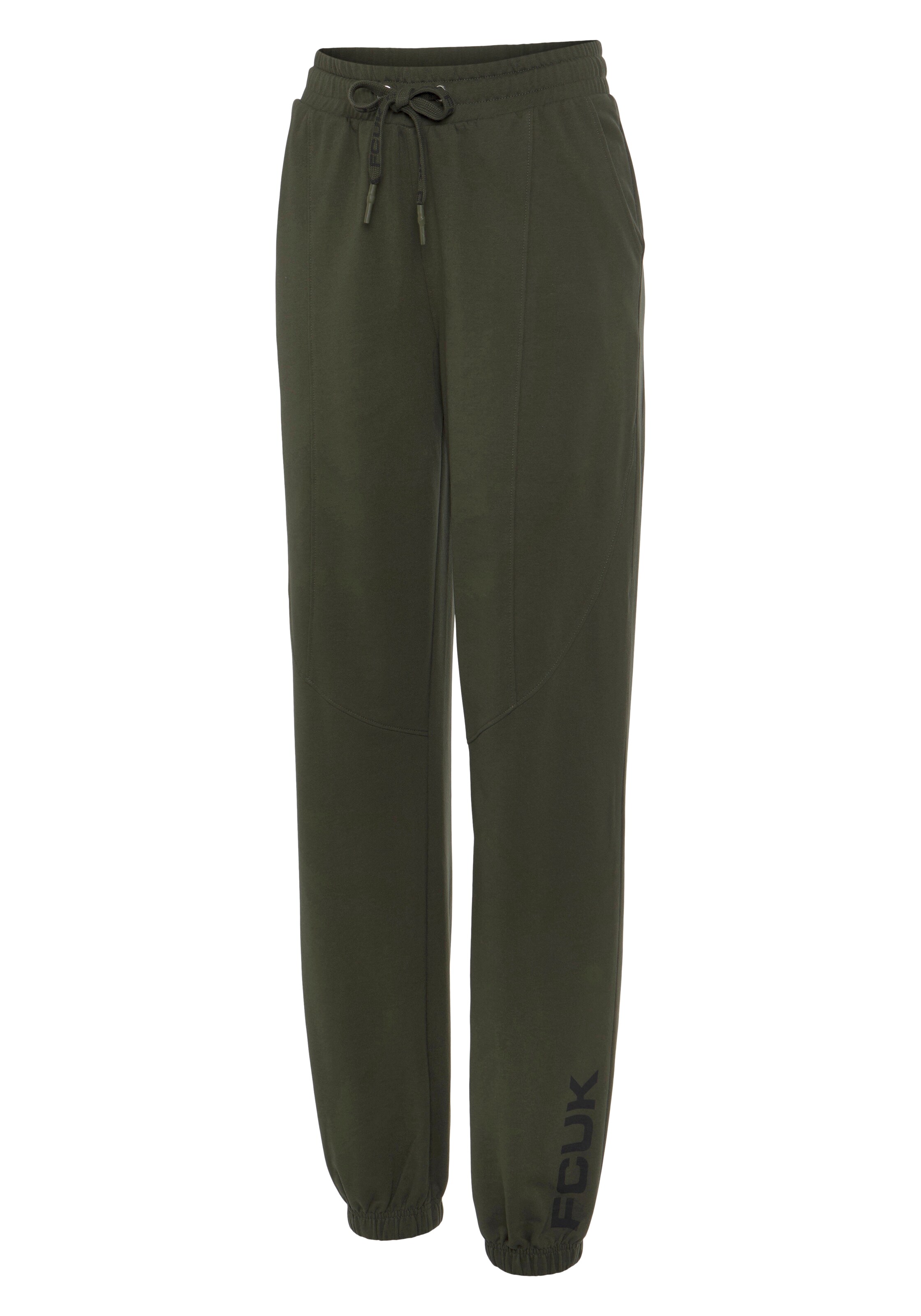 FCUK Tapered Trousers in Green