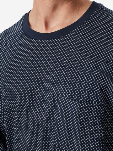 SCHIESSER Pyjama lang 'Comfort Essentials' in Blau