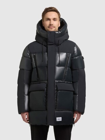 khujo Winterjacke 'Tone' in Grau: Vorderseite