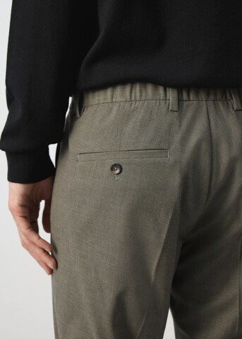 MANGO MAN Regular Pants 'Johan' in Green