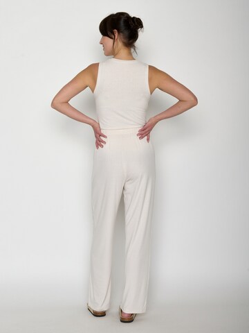 GREENBOMB Regular Pants 'Mood Basic' in White