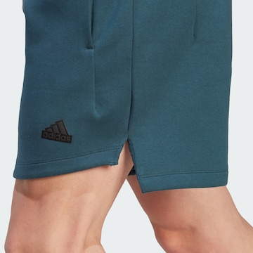 ADIDAS SPORTSWEAR Loose fit Workout Pants 'Z.N.E. Premium' in Blue