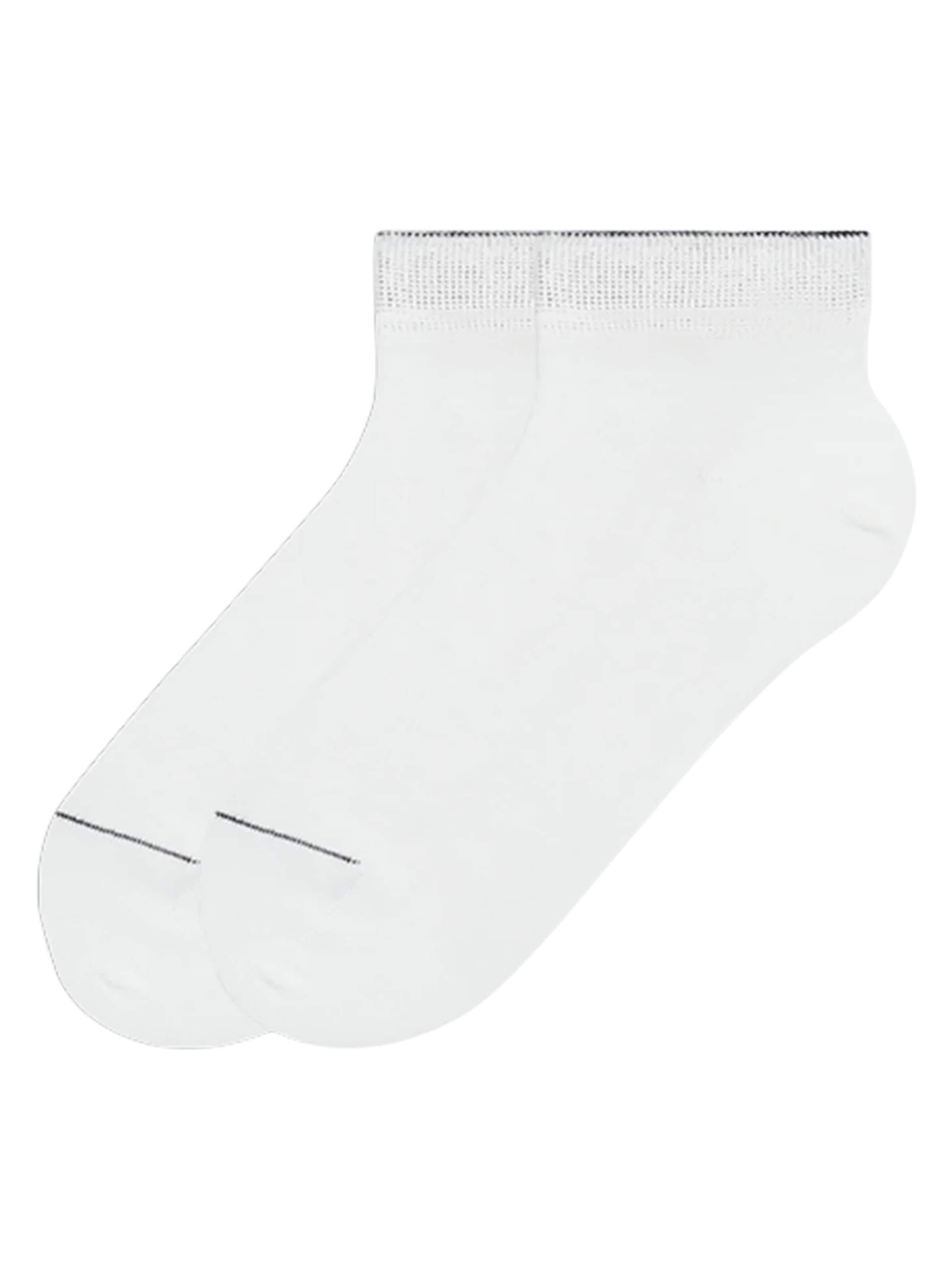 Von Jungfeld Socks 'Classic' in White: front