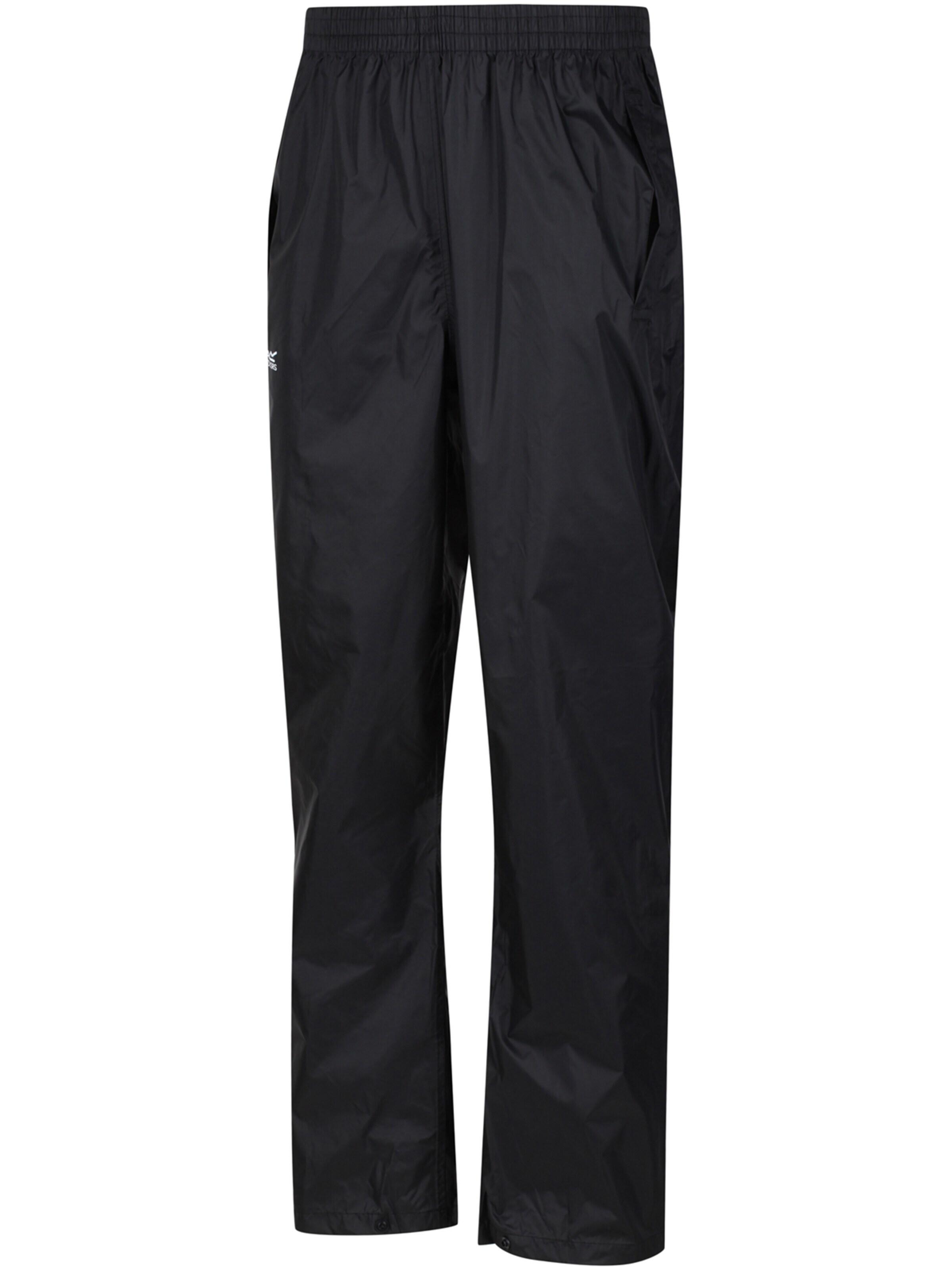 REGATTA Regular Weatherproof pants 'Bekleidung Pack-It in schwarz' in Black