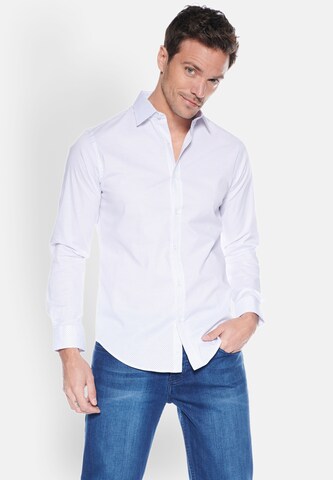 Steffen Klein Regular fit Overhemd in Wit: voorkant