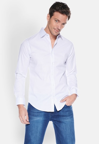Steffen Klein Regular fit Overhemd in Wit: voorkant