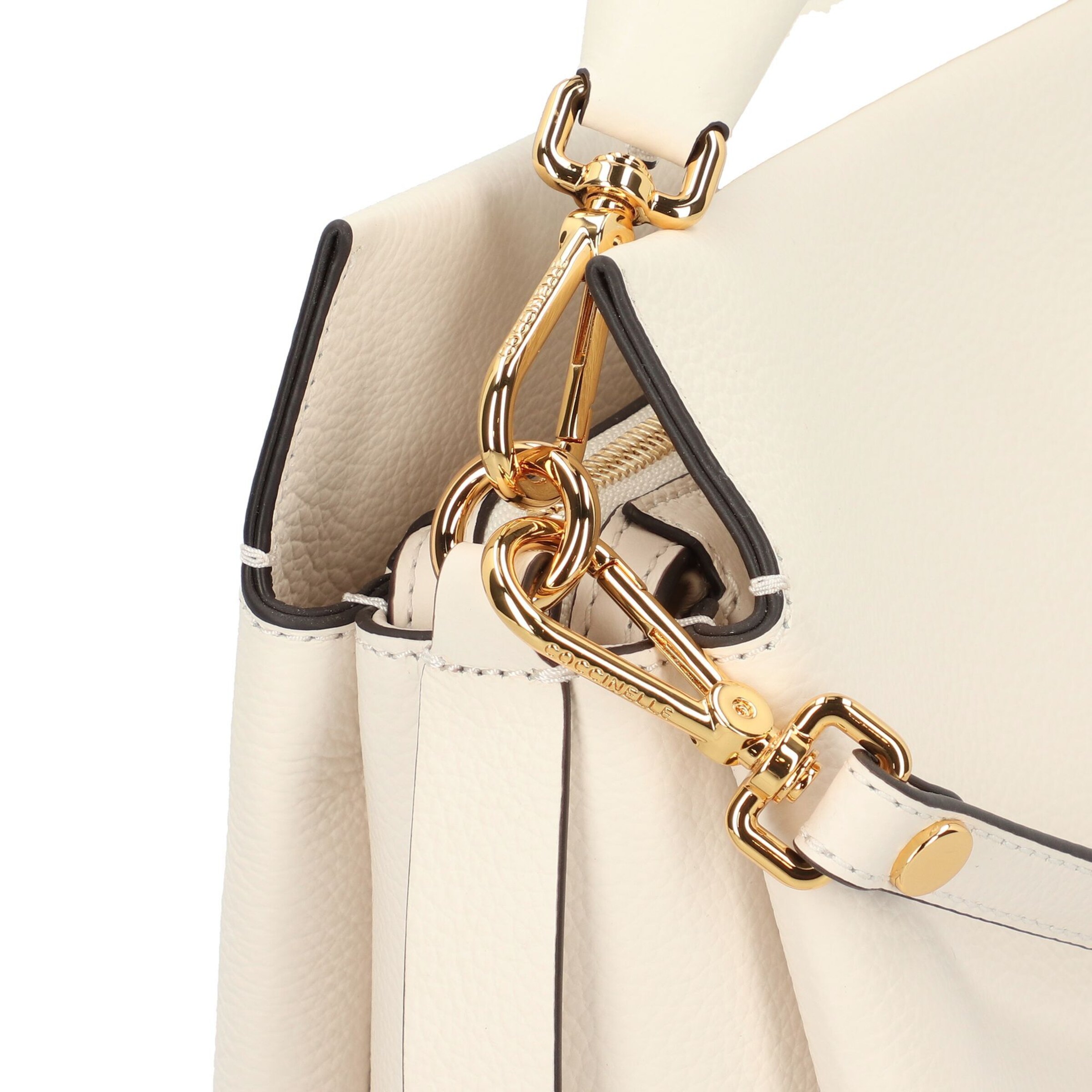 Borsa a mano 'Boheme Grana' di Coccinelle in bianco