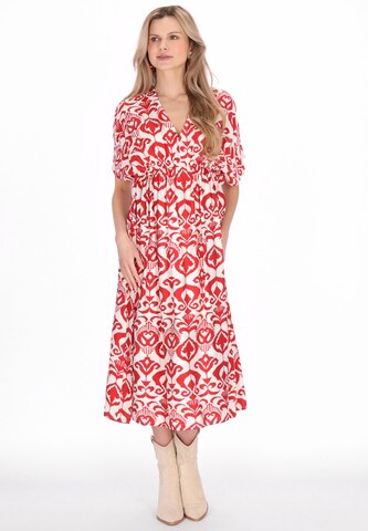 usha FESTIVAL Dress in Red: front