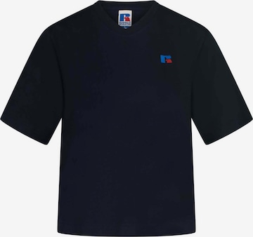 T-shirt Russell Athletic en bleu : devant