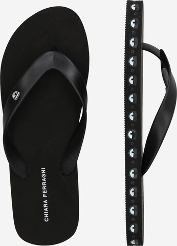 Tongs Chiara Ferragni en noir