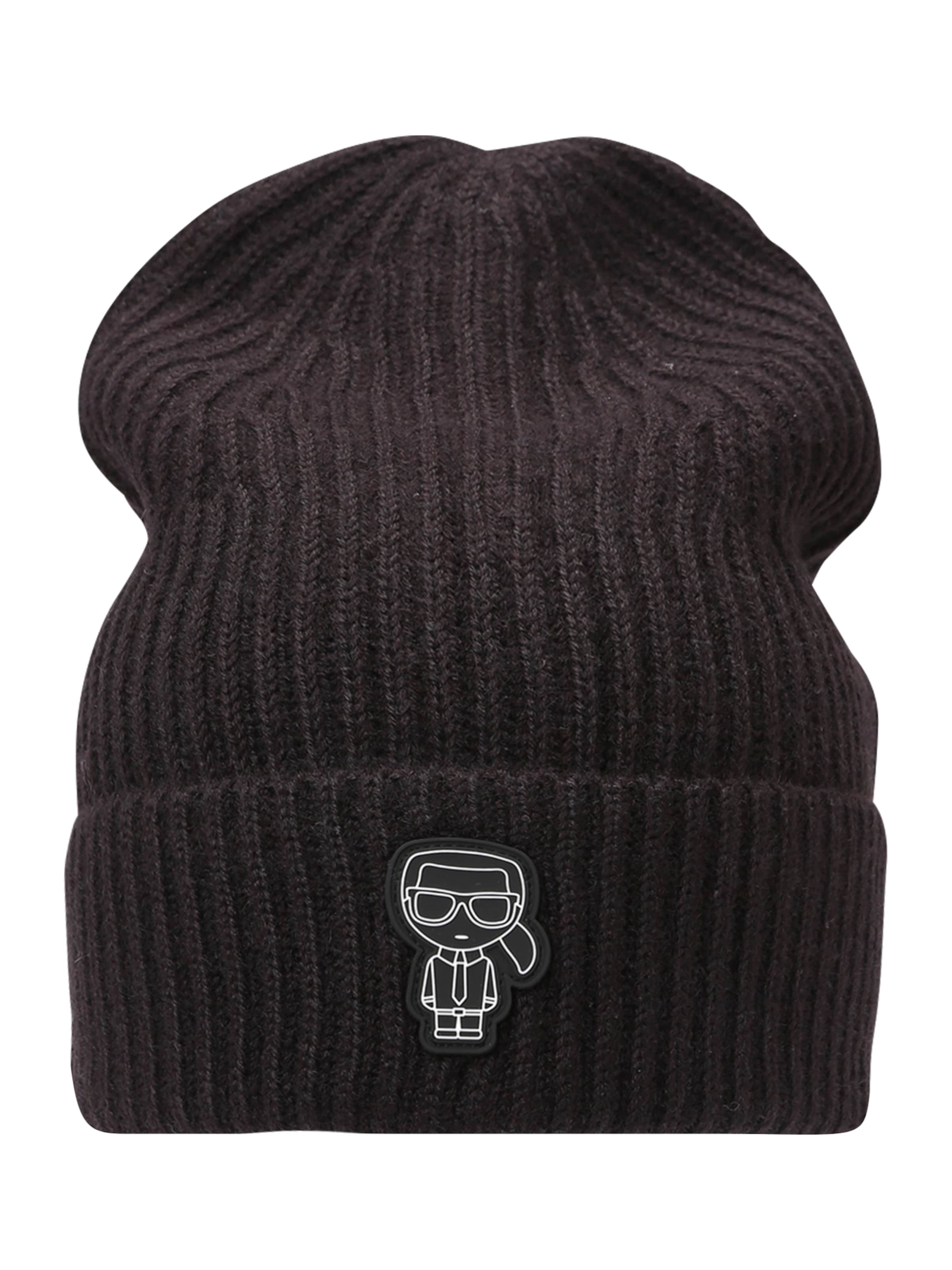 Karl Lagerfeld Sapka - fekete: elől