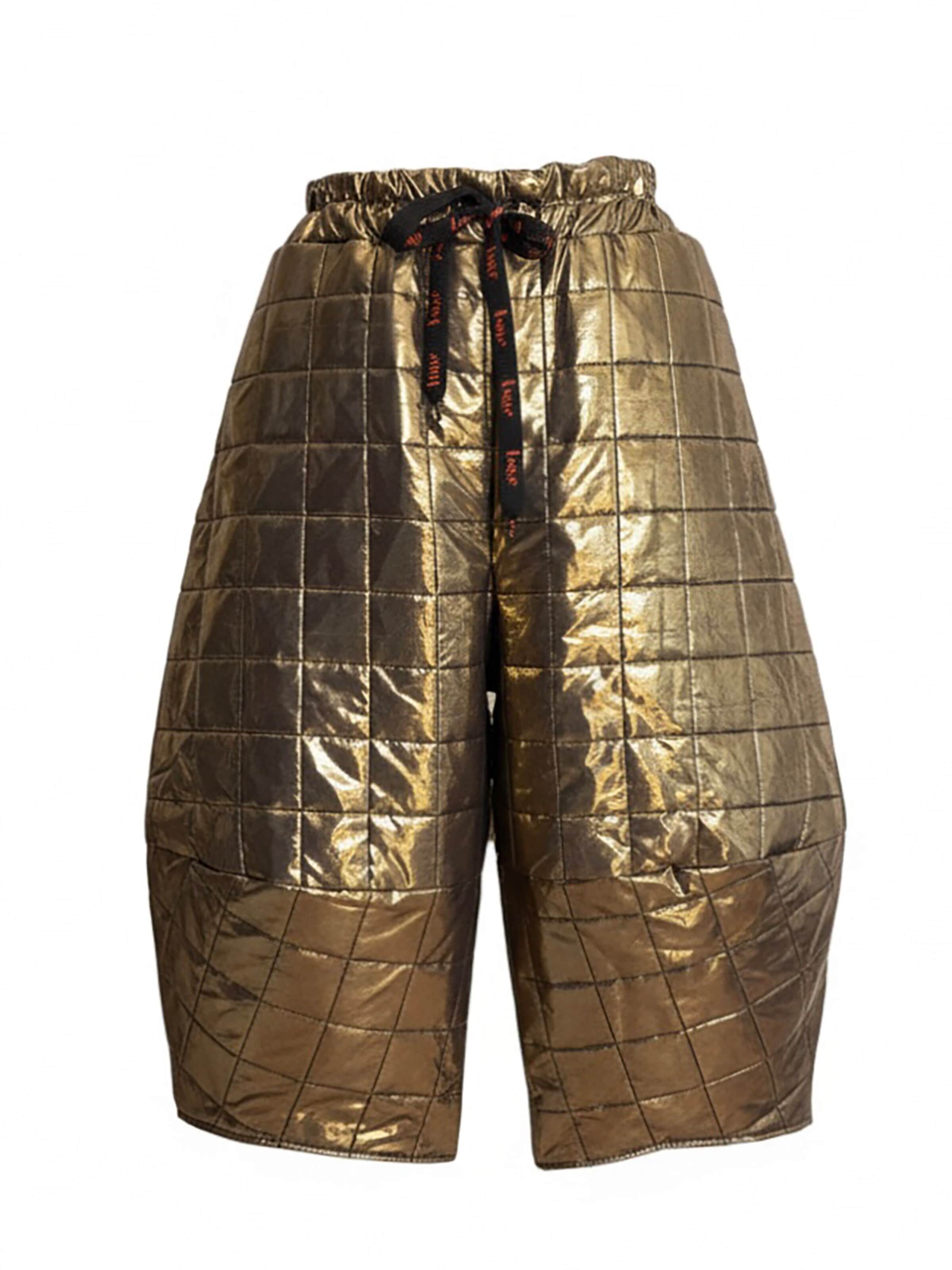 IUnique Regular Trousers 'Ballonique' in Gold: front