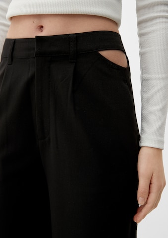 QS Wide leg Trousers in Black