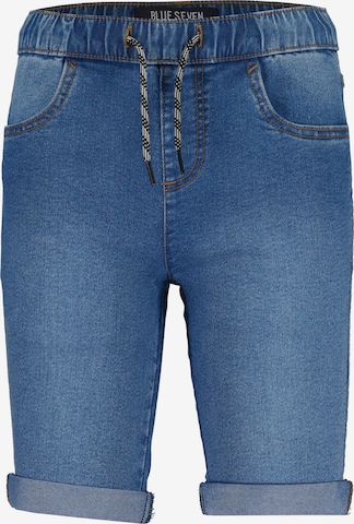 BLUE SEVEN Skinny Shorts in Blau: predná strana