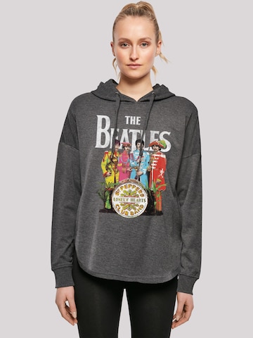 Sweat-shirt 'The Beatles Band Sgt Pepper Black' F4NT4STIC en gris : devant