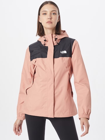 THE NORTH FACE Куртка в спортивном стиле 'Antora' в Ярко-розовый: спереди
