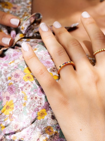 Fiocco Jewelry Ring 'Rainbow'‌ in Gelb: Vorderseite
