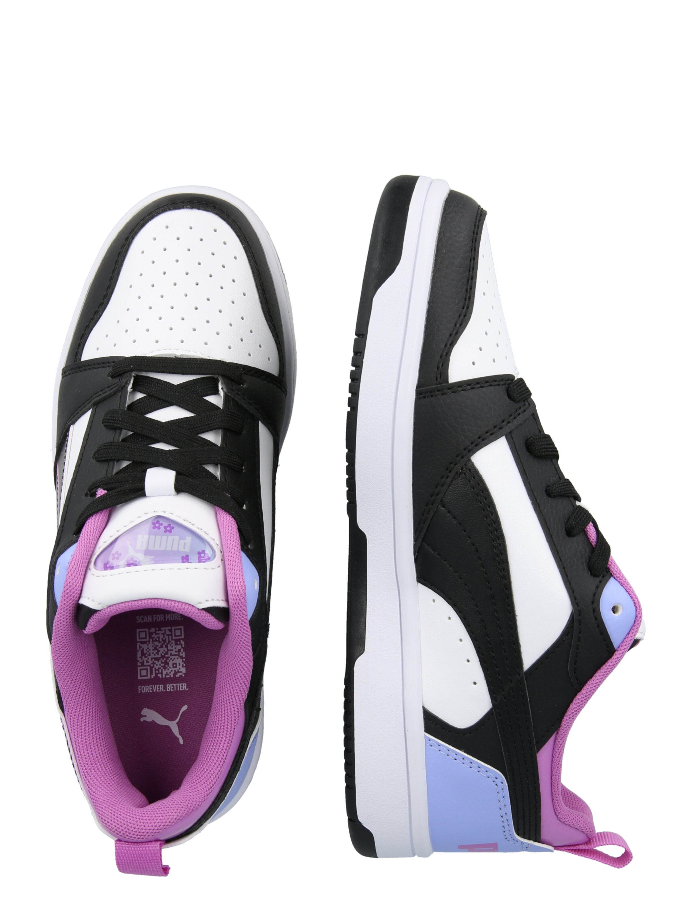 balts PUMA Brīvā laika apavi 'Rebound V6'