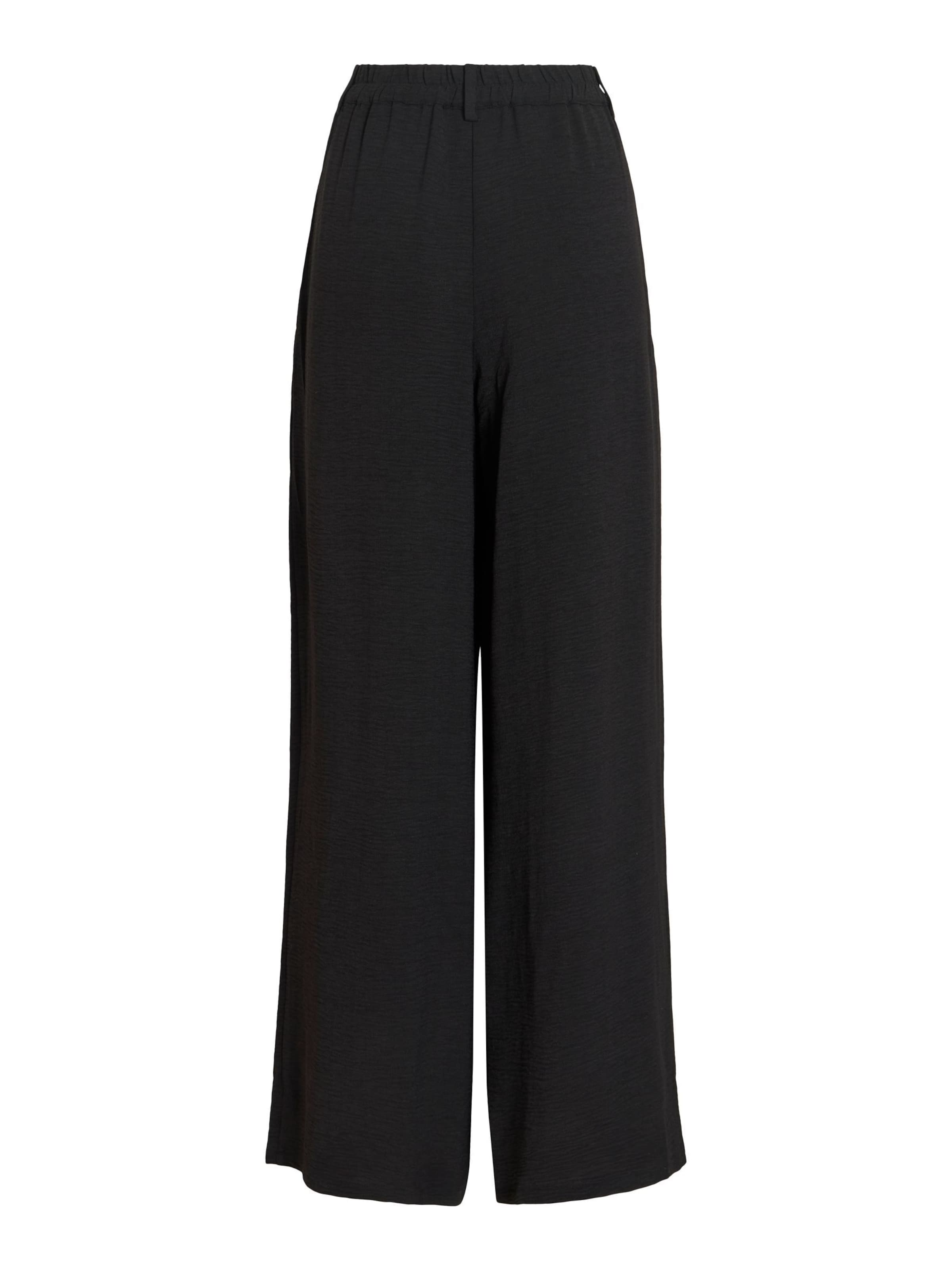 Wide Leg Pantalon 'VISURASHIL' VILA en noir