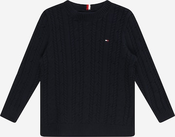 Pull-over TOMMY HILFIGER en bleu : devant