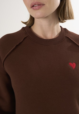 Sweat-shirt Felix Hardy en marron