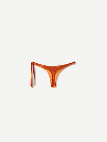 Bas de bikini Bershka en orange