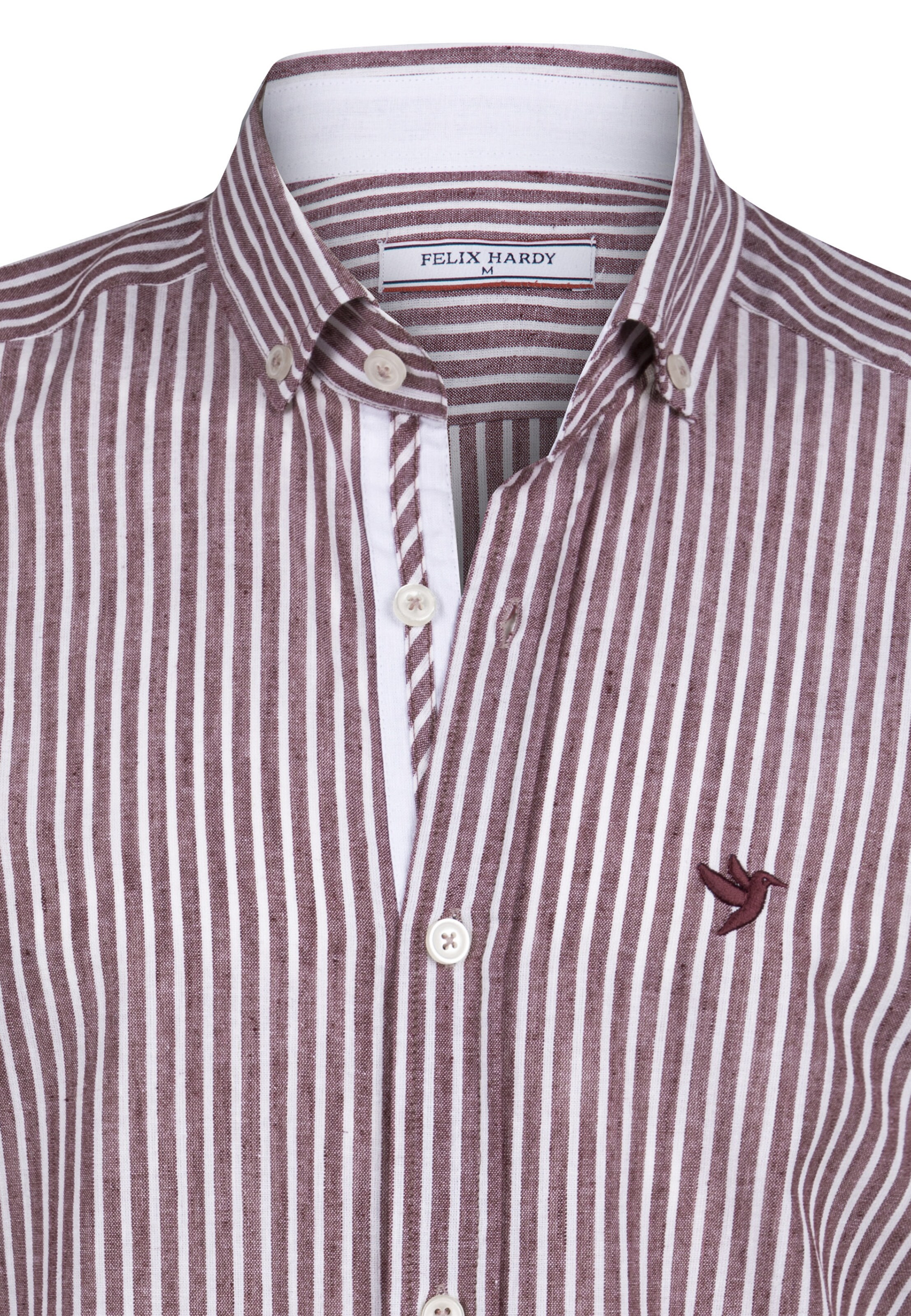 Felix Hardy Regular Fit Hemd in Rot